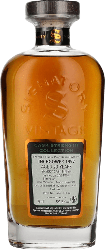 免费送货 | 调和威士忌 Signatory Vintage At Inchgower Cask Strength — 桶强度, Collection — 系列 英国 23 岁 70 cl