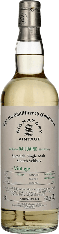 Бесплатная доставка | Купажированный виски Signatory Vintage The Un-Chillfiltered at Dailuaine Collection — Коллекция Объединенное Королевство 13 Лет 70 cl