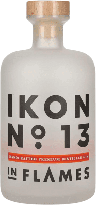 Envoi gratuit | Genièvre Gin In Flames Ikon Nº 13 Autograph Édition Limitée Suède Bouteille Medium 50 cl