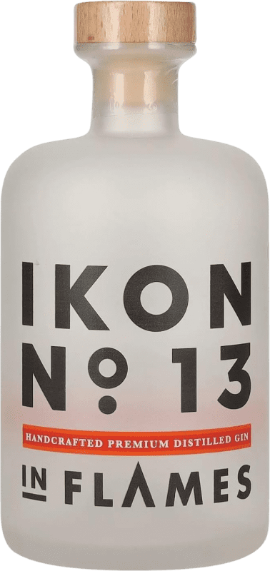 Бесплатная доставка | Джин In Flames Ikon Nº 13 Autograph Ограниченный выпуск Швеция Средняя бутылка 50 cl