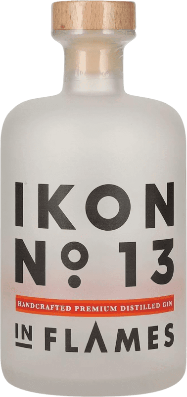 Spedizione Gratuita | Gin In Flames Ikon Nº 13 Autograph Limited Edition Svezia Bottiglia Medium 50 cl