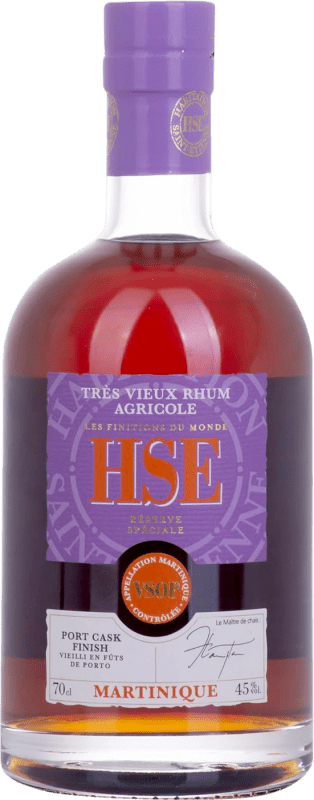 Бесплатная доставка | Ром HSE Habitation Très Vieux Agricole Port Cask Finish VSOP Мартиника 70 cl