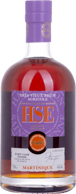 81,95 € | Rum HSE Habitation Très Vieux Agricole Port Cask Finish — Fassreifung VSOP Very Superior Old Pale — Sehr Hochwertiger Alter Heller Martinique 70 cl