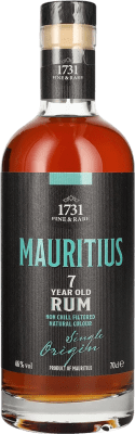 朗姆酒 ‎1731 Fine & Rare Mauritius Old Single Origin 7 岁 70 cl