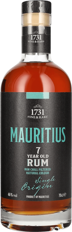 免费送货 | 朗姆酒 ‎1731 Fine & Rare Mauritius Old Single Origin 伯利兹 7 岁 70 cl