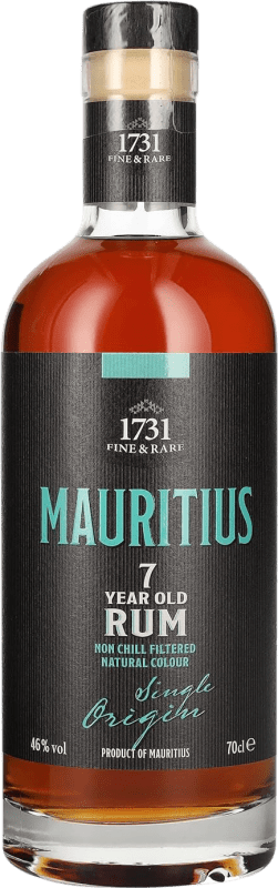免费送货 | 朗姆酒 1731 Fine & Rare Mauritius Single Origin Old — 陈年 伯利兹 7 岁 70 cl