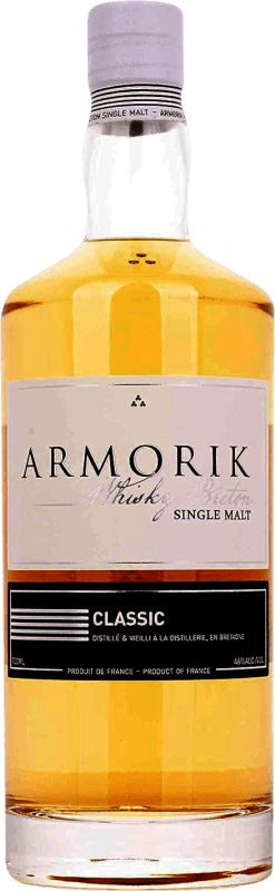 Spedizione Gratuita | Whisky Single Malt Armorik Breton Classico Francia 70 cl