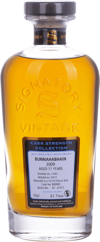 104,95 € 免费送货 | 威士忌混合 Signatory Vintage Cask Strength Collection at Bunnahabhain 11 岁