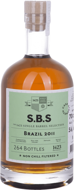 Spedizione Gratuita | Rum 1423 World Class Spirits S.B.S Brazil Single Barrel — Botte Singolo, Selezione Trinidad e Tobago 70 cl