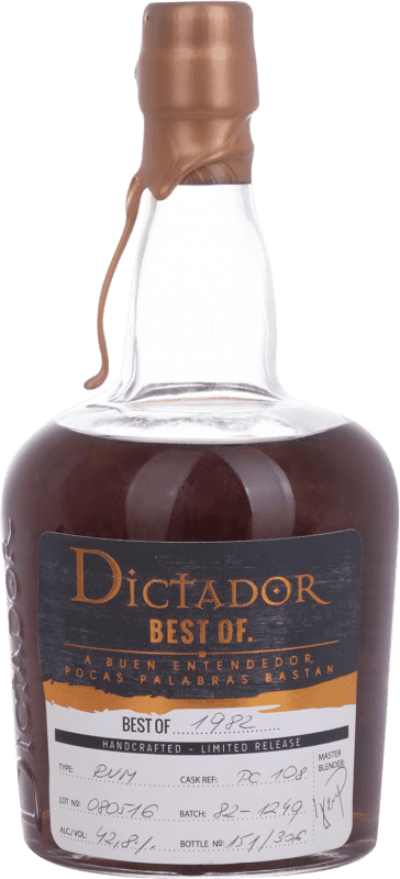 送料無料 | ラム Dictador Best of 1982 コロンビア 70 cl