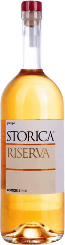 Envio grátis | Aguardente Grappa Domenis 1898 Storica Reserva Itália Garrafa Especial 1,5 L