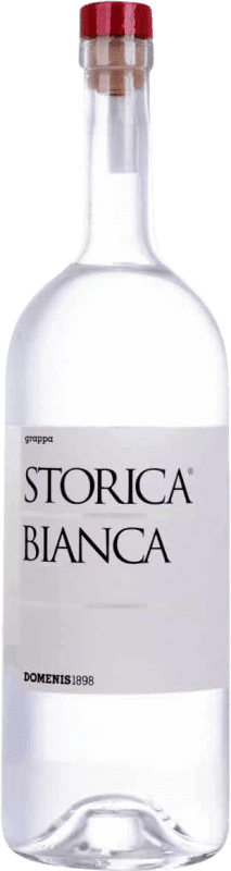 免费送货 | 格拉帕 Domenis 1898 Storica Bianca 意大利 特别的瓶子 1,5 L