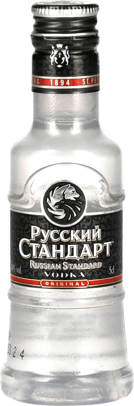16,95 € Бесплатная доставка | Водка Russian Standard Мини-бутылка 5 cl PET — ПЭТ