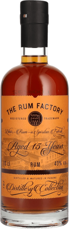 Envoi gratuit | Rhum The Rum Factory Panama 15 Ans 70 cl