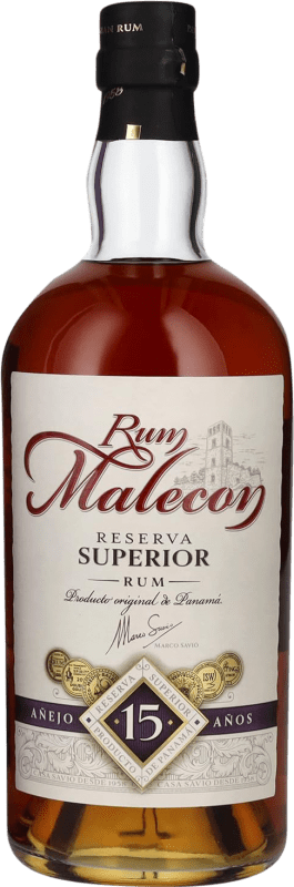 Бесплатная доставка | Ром Bodegas de América Высший Añejo — Выдержанный, Резерва Панама 15 Лет 70 cl