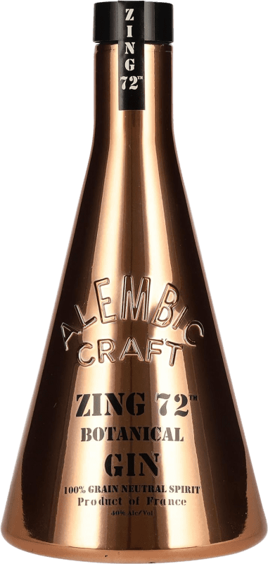Envoi gratuit | Genièvre Gin Zing 72 Botanical Gin France 70 cl