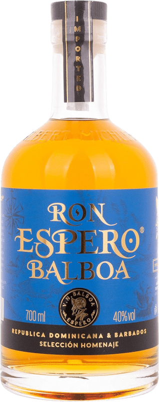 免费送货 | 朗姆酒 Espero Balboa Selección Homenaje 多明尼加共和国 70 cl