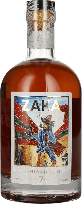 Spedizione Gratuita | Rum Zaka. Trinidad Panama 7 Anni 70 cl