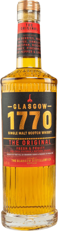 Kostenloser Versand | Whiskey Single Malt The Glasgow 1770 The Original Fresh & Fruity Großbritannien Medium Flasche 50 cl