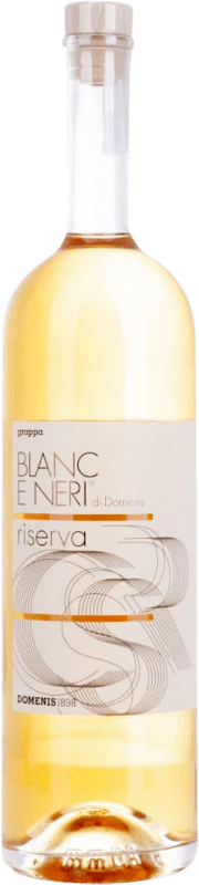 Free Shipping | Grappa Domenis 1898 Blanc e Neri Reserve — Aged Italy Special Bottle 1,5 L