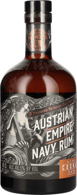 送料無料 | ラム Albert Michler Austrian Empire Cognac Navy Strength — カスクストレングス バルバドス 70 cl