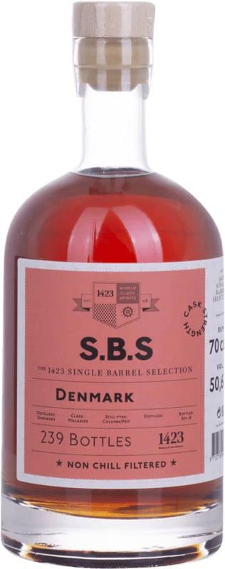 Kostenloser Versand | Rum 1423 World Class Spirits S.B.S Denmark Cask Strength — Fassstärke Trinidad und Tobago 70 cl