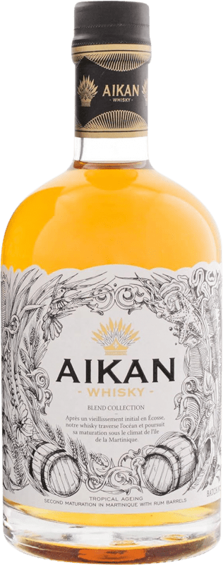 Free Shipping | Whisky Blended Aikan Collection Batch Nº 3 France Medium Bottle 50 cl