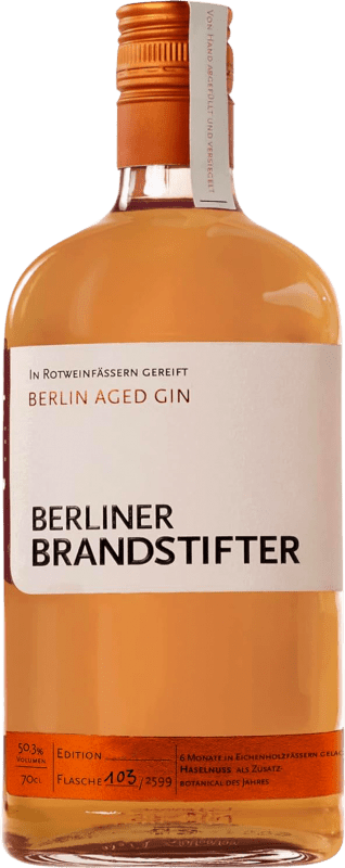 Envio grátis | Gin The Berliner Brandstifter Aged Gin Alemanha 70 cl