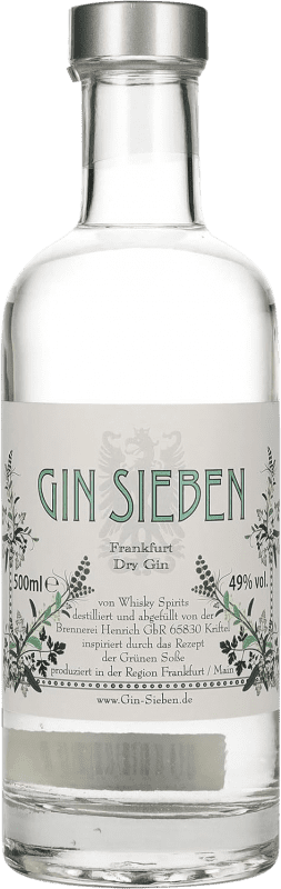 Бесплатная доставка | Джин Gin Sieben. Echter Италия бутылка Medium 50 cl