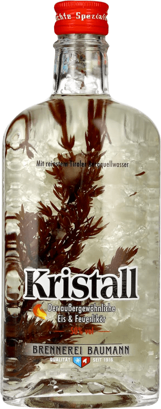 26,95 € Free Shipping | Spirits Baumann Kristall Eis Feuerlikör Medium Bottle 50 cl