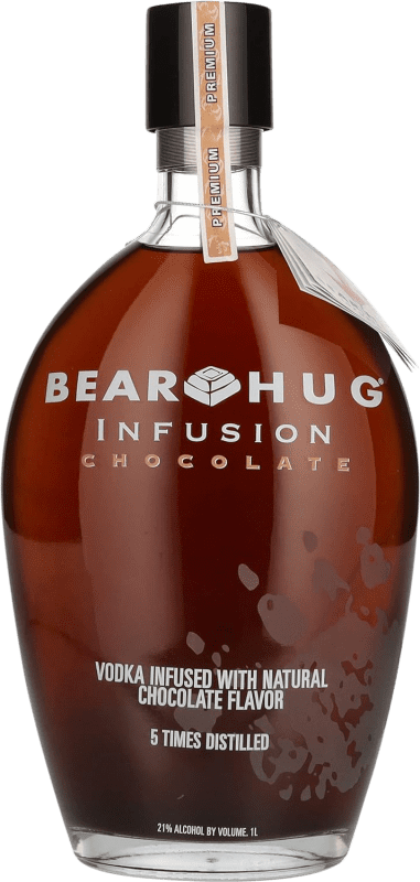 Envio grátis | Licores Bear Hug. Infusion Chocolate Estados Unidos 1 L