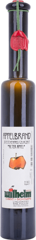 Envio grátis | Licores Wilhelm Áustria Garrafinha Terço 35 cl Apfel — Maçã