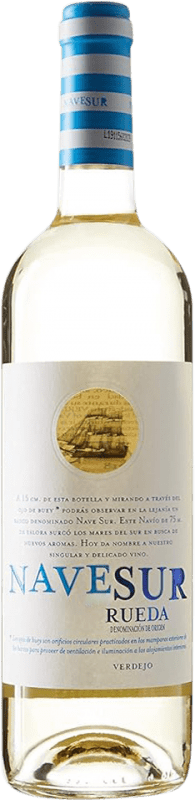 9,95 € Free Shipping | White wine Cuatro Rayas Nave Sur Blanco D.O. Rueda