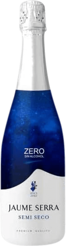 Envio grátis | Espumante branco Jaume Serra Zero Semi-seco Semi-doce D.O. Cava Catalunha Espanha Macabeo, Xarel·lo, Parellada 75 cl Sem Álcool