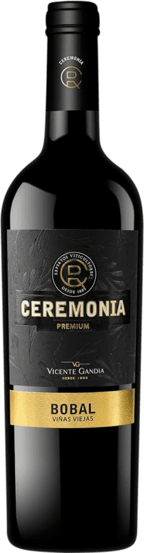 Free Shipping | Red wine Vicente Gandía Ceremonia D.O. Utiel-Requena Valencian Community Spain Bobal 75 cl