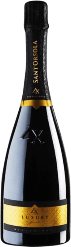 19,95 € Spedizione Gratuita | Spumante Bianco Sant'Orsola LX Brut Millesimato, Luxury — Lusso D.O.C. Prosecco