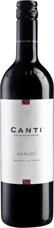 Free Shipping | Red wine Canti Sicily Italy Merlot 75 cl