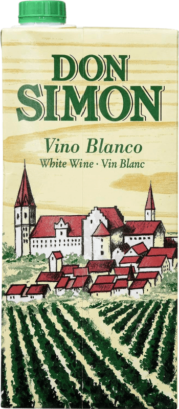4,95 € | Белое вино Don Simón Brick Blanco Испания Упаковка Tetra Pak 1 L