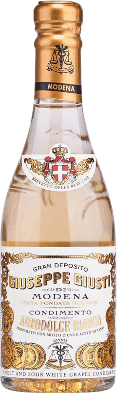 23,95 € Free Shipping | Vinegar Giuseppe Giusti Chamapgnotta White Condiment D.O.C. Modena Small Bottle 25 cl