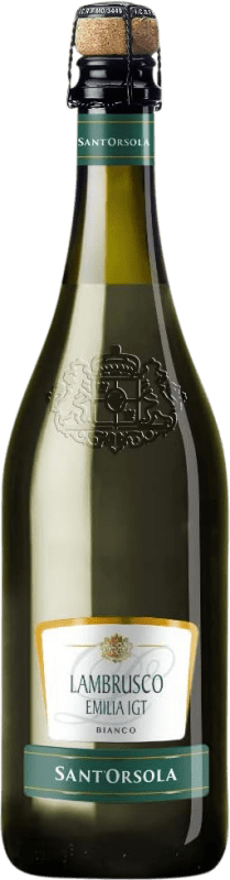 Envio grátis | Espumante branco Sant'Orsola Seco I.G.T. Emilia Romagna Emília-Romanha Itália Lambrusco 75 cl