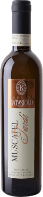 Kostenloser Versand | Süßer Wein Beni di Batasiolo Passito Tardi Blanco D.O.C. Piedmont Piemont Italien Muskat Halbe Flasche 37 cl
