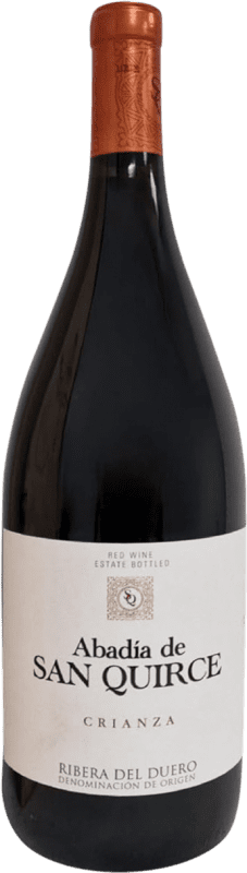 44,95 € | Красное вино Bodegas Imperiales Abadía de San Quirce Crianza — Крианса D.O. Ribera del Duero Кастилия-Леон Испания Tempranillo — Темпранильо Бутылка Магнум 1,5 L