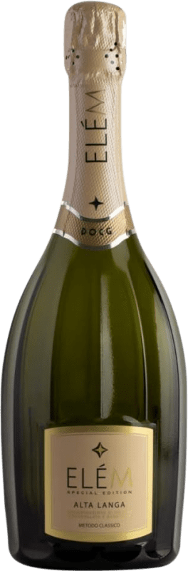 28,95 € 送料無料 | 白スパークリングワイン ELÈM Metodo Classico D.O.C. Alta Langa