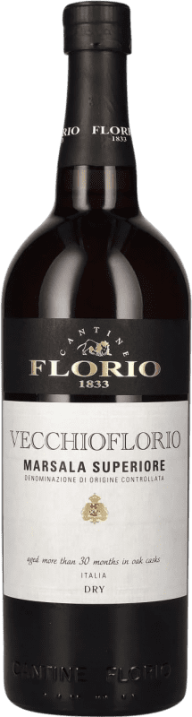 28,95 € Spedizione Gratuita | Vino Liquoroso Florio Vecchioflorio Seco — Secco Superiore D.O.C. Marsala