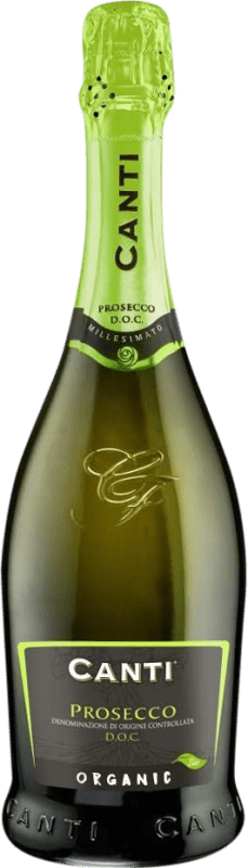 免费送货 | 白起泡酒 Canti Millesimato Extradry Ecológico 额外的干燥 D.O.C. Prosecco 威尼托 意大利 Glera 75 cl