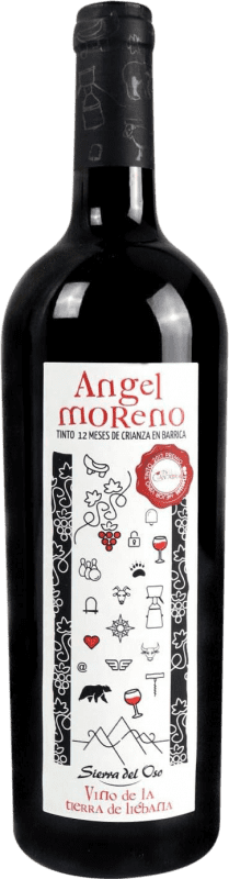 Free Shipping | Red wine Sierra del Oso Angel Moreno Spain Mencía 75 cl