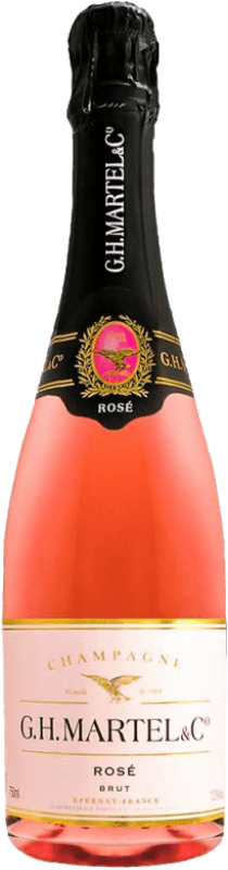 76,95 € | Espumante rosé G.H. Martel Prestige Rose A.O.C. Champagne Champagne França Chardonnay, Pinot Meunier 75 cl