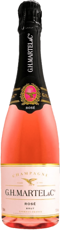 送料無料 | ロゼスパークリングワイン G.H. Martel Prestige Rose Brut A.O.C. Champagne シャンパン フランス Chardonnay, Pinot Meunier 75 cl