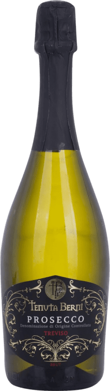 Бесплатная доставка | Белое игристое Tenuta Berni брют D.O.C. Prosecco Treviso Италия Glera 75 cl