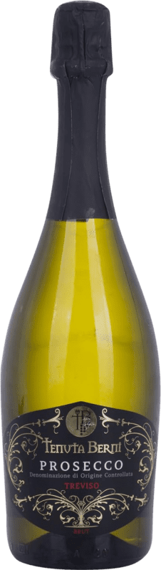 Envio grátis | Espumante Branco Tenuta Berni Brut — Bruto D.O.C. Prosecco Treviso Itália Glera 75 cl